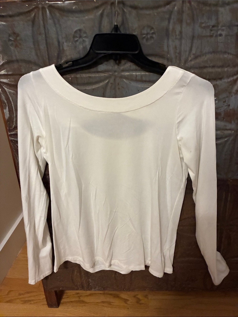 Lilly Pulitzer Women's White Long-Sleeve Boatneck Top